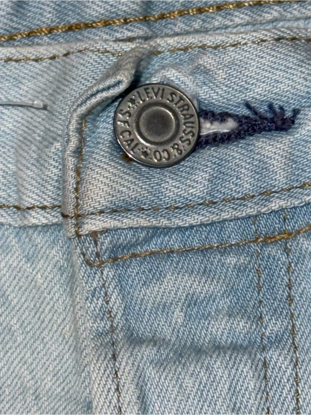 Levi's 501 '93 Classic Straight Leg Original Fit Jeans Mens 32x32 Light Wash